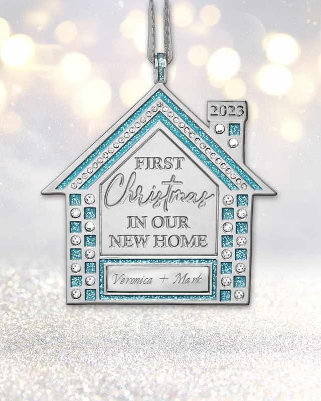 First Christmas in Our New Home Ornament, Personalized